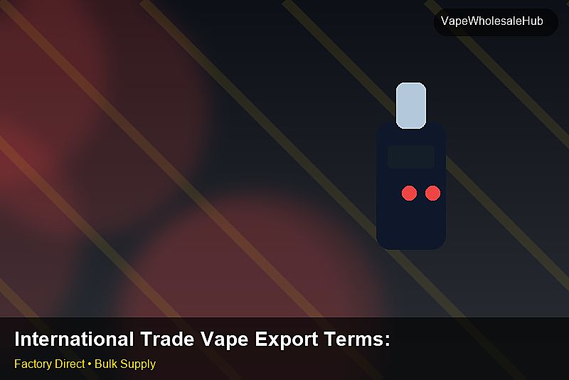 International Trade Vape Export Terms — International Trade Vape Export Terms: Wholesale Price | 2026 Edition photo 2