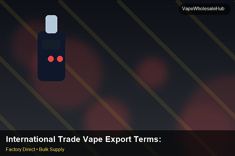 International Trade Vape Export Terms — International Trade Vape Export Terms: 2026 Buyer's Handbook | 2026 Edition photo 2