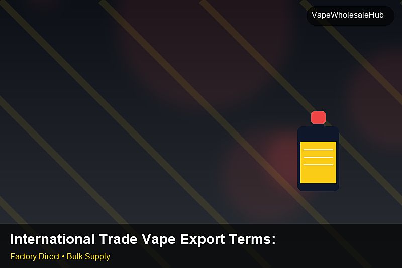 International Trade Vape Export Terms — International Trade Vape Export Terms: Shipping & Logistics | 2026 Edition photo 1