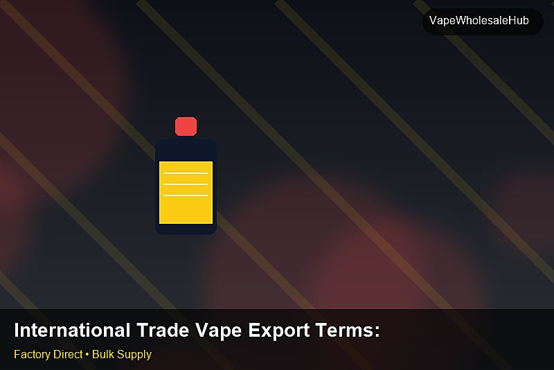 International Trade Vape Export Terms — International Trade Vape Export Terms: Shipping & Logistics | 2026 Edition photo 2