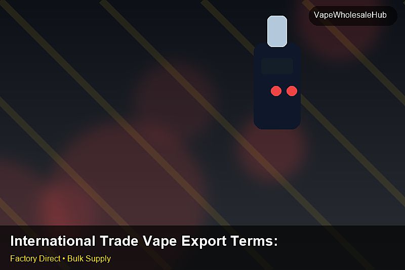 International Trade Vape Export Terms — International Trade Vape Export Terms: Customs Documentation | 2026 Edition photo 1