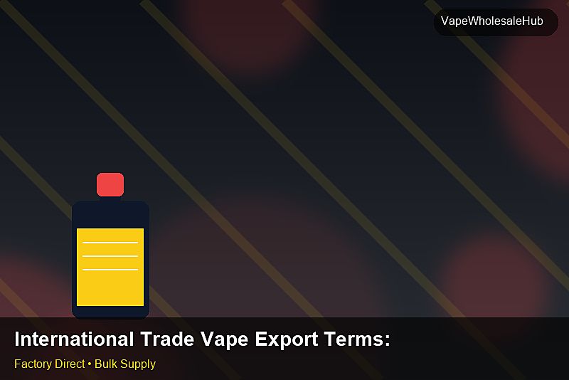 International Trade Vape Export Terms — International Trade Vape Export Terms: Volume Pricing Tiers | 2026 Edition photo 1