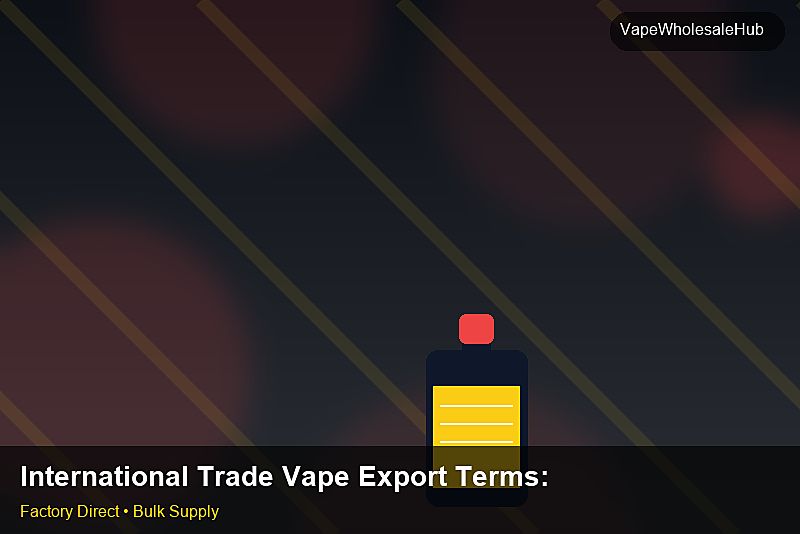 International Trade Vape Export Terms — International Trade Vape Export Terms: Compliance Standards | 2026 Edition photo 1