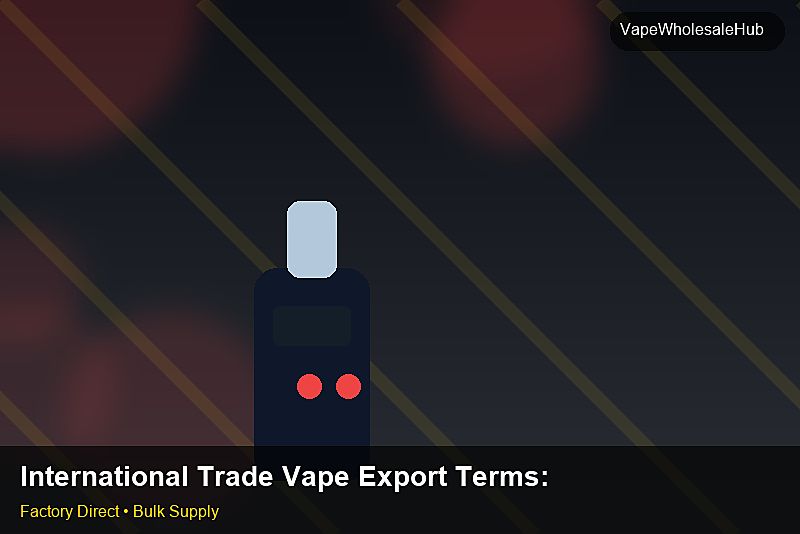 International Trade Vape Export Terms — International Trade Vape Export Terms: Sample Policy | 2026 Edition photo 2