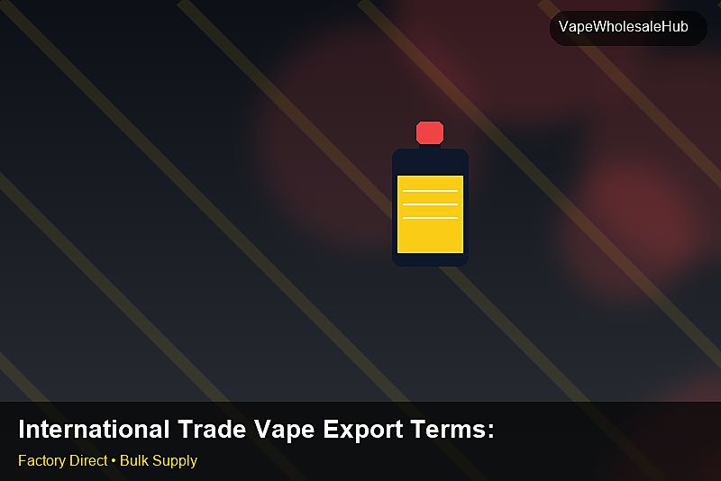 International Trade Vape Export Terms — International Trade Vape Export Terms: Private Label Options | 2026 Edition photo 2