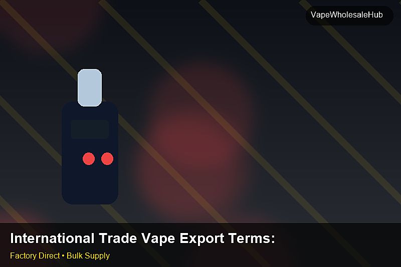 International Trade Vape Export Terms — International Trade Vape Export Terms: Cost Breakdown | 2026 Edition photo 2