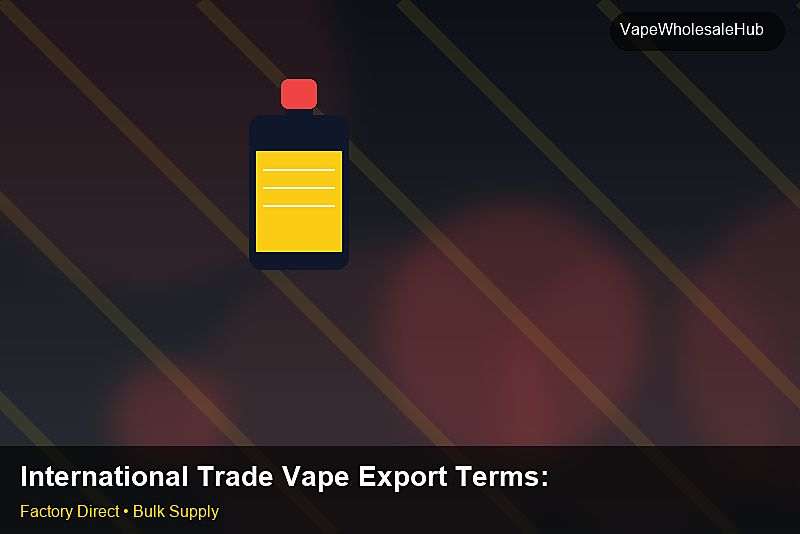International Trade Vape Export Terms — International Trade Vape Export Terms: Quality Control Process | 2026 Edition photo 2
