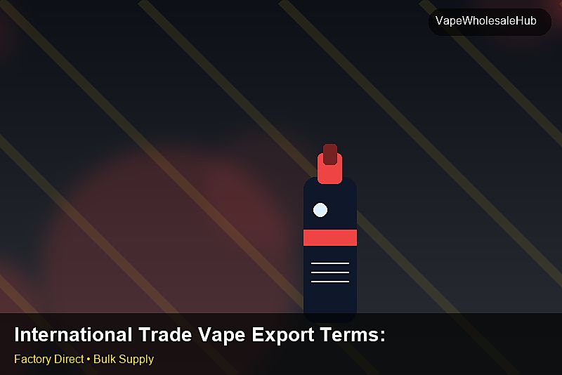 International Trade Vape Export Terms — International Trade Vape Export Terms: Tariff & HS Code | 2026 Edition photo 2