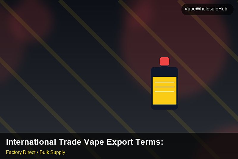 International Trade Vape Export Terms — International Trade Vape Export Terms: Distribution Channels | 2026 Edition photo 1