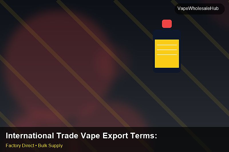 International Trade Vape Export Terms — International Trade Vape Export Terms: Distribution Channels | 2026 Edition photo 2