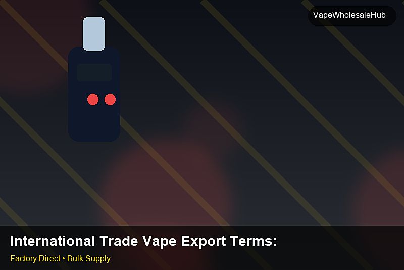 International Trade Vape Export Terms โ International Trade Vape Export Terms: Sustainability | 2026 Edition photo 2