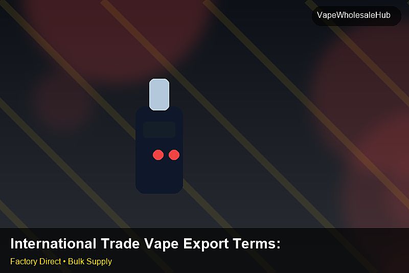 International Trade Vape Export Terms — International Trade Vape Export Terms: FAQ | 2026 Edition photo 2