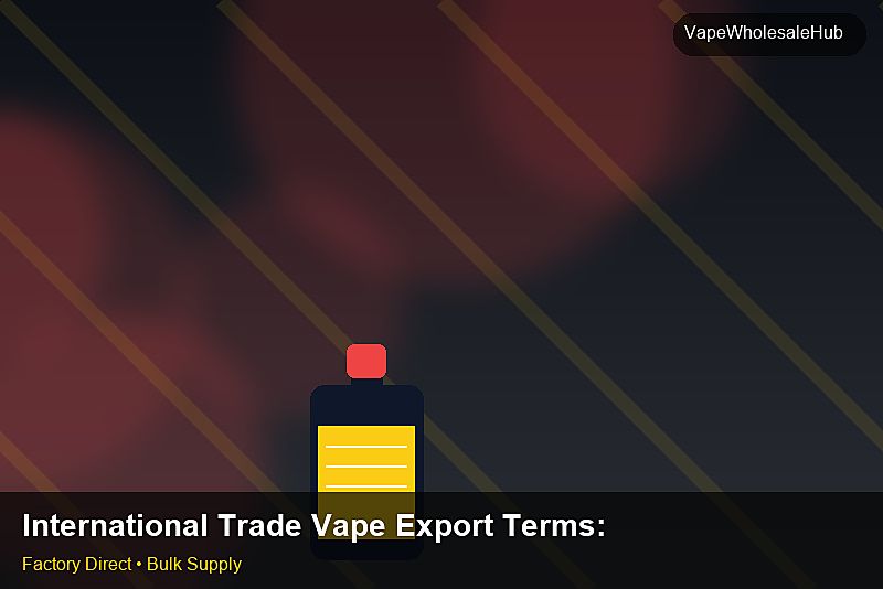 International Trade Vape Export Terms — International Trade Vape Export Terms: ROI Analysis | 2026 Edition photo 1