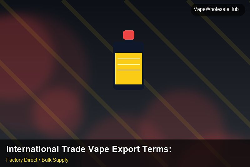 International Trade Vape Export Terms — International Trade Vape Export Terms: ROI Analysis | 2026 Edition photo 2