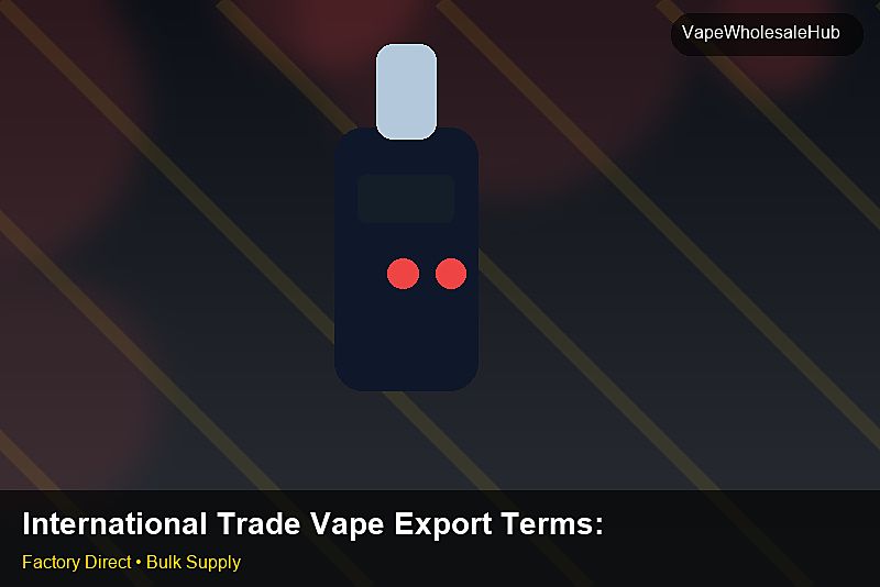 International Trade Vape Export Terms — International Trade Vape Export Terms: Logistics Solutions | 2026 Edition photo 1