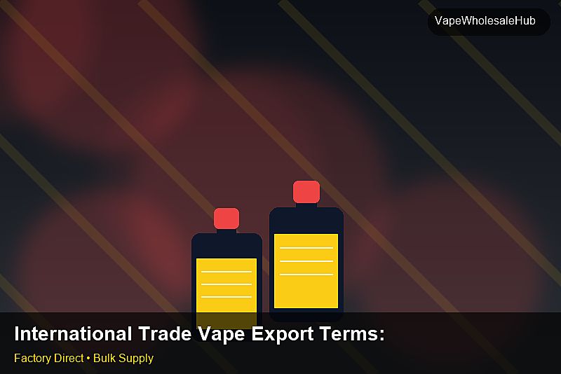 International Trade Vape Export Terms — International Trade Vape Export Terms: Beginner's Guide | 2026 Edition photo 2